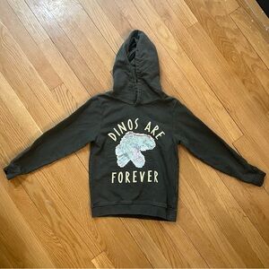 [3 for $15] H&M Reversible Sequin Dinosaur Hoodie Sweatshirt (6-8Y)